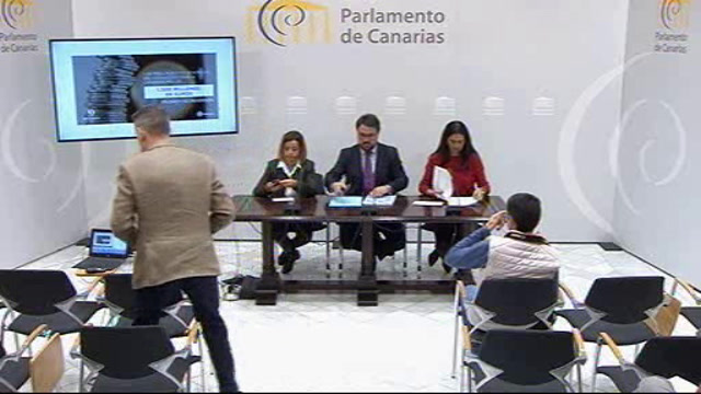 Rueda de prensa del Grupo Parlamentario Popular sobre los Presupuestos Generales del Estado para Canarias