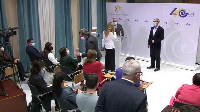 Presentación del libro "Ciencia Política en Canarias", dirigido por Ángel Llanos Castro y José Adrián García Rojas