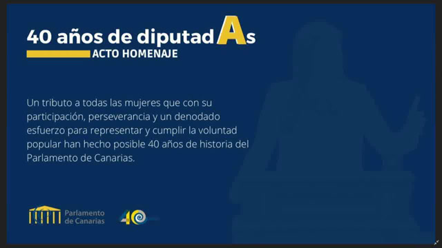 Acto homenaje a las 113 mujeres que han sido diputadas en el Parlamento de Canarias