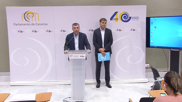 Rueda de prensa del GP Popular sobre valoración de los Presupuestos Generales de la Comunidad Autónoma de Canarias 2023