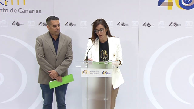 Rueda de prensa del GP Nueva Canarias-Bloque Canarista (NC-bc) sobre la presentación de alegaciones a la orden por la que se fija la entrada en vigor de la bonificación extraordinaria y temporal del precio del combustible para las islas de El Hierro, La Gomera y La Palma